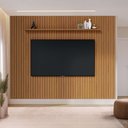 Ver imagem 1 de Painel Ripado para TV até 82 Polegadas 100% MDF 300,4CMX240CM 3.0 Yescasa Marrom