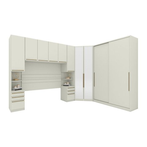 Quarto Modulado Casal 5 Peças Bellagio Casa 812