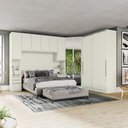 Ver imagem 3 de Quarto Modulado Casal 5 Peças Bellagio Casa 812