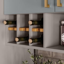 Cozinha Completa Itatiaia Essence 5 Peças Fendi e Gris - 3