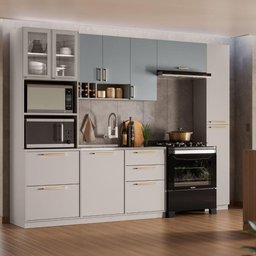 Cozinha Completa Itatiaia Essence 5 Peças Fendi e Gris - 1
