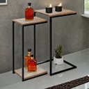 Ver imagem 5 de Kit Mesas Aurora de Apoio Lateral para Sofá ou Canto de Sala - Edecasamoveis