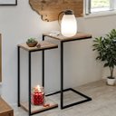 Ver imagem 7 de Kit Mesas Aurora de Apoio Lateral para Sofá ou Canto de Sala - Edecasamoveis