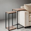 Ver imagem 3 de Kit Mesas Aurora de Apoio Lateral para Sofá ou Canto de Sala - Edecasamoveis