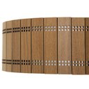 Ver imagem 4 de Lustre Decorativo Madeira Plafon Redondo Jabaquara 35cm