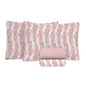 Jogo de Cama Queen Size 130 Fios Fiori - Alana (7672)