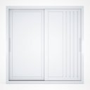 Ver imagem 3 de Guarda Roupa Casal Trianon 2 Portas de Correr 4 Gavetas Branco/Absoluto