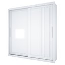 Ver imagem 4 de Guarda Roupa Casal Trianon 2 Portas de Correr 4 Gavetas Branco/Absoluto