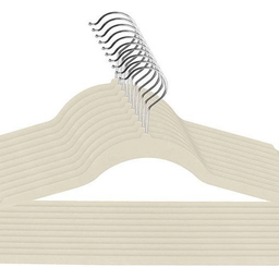 Kit 50 Cabides de Veludo Slim Antideslizante Ultrafino para Roupa - 2