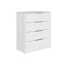 Ver imagem 2 de Cômoda Solteiro Alia 4 Gavetas Branco Demóbile