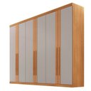 Ver imagem 3 de Guarda-Roupa 100% MDF 6 Portas 6 Gavetas Istambul Off White/Marromle