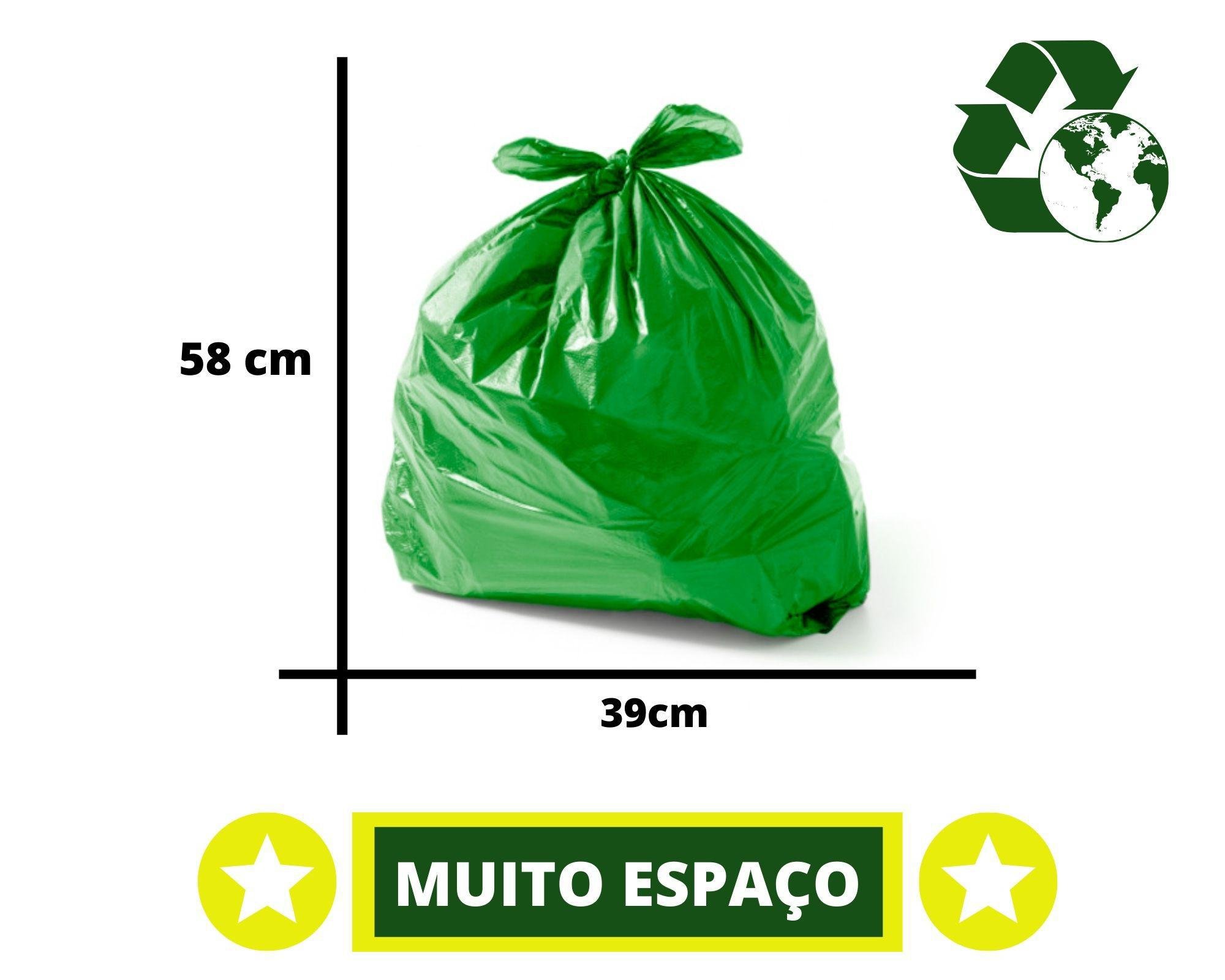 Saco de Lixo 15 Litros Citronela Reforçado com 80 Unids - 3