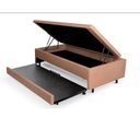 Ver imagem 3 de Bicama com Baú Solteiro 96x203 Cm Courino