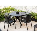 Ver imagem 2 de Conjunto com 4 Cadeiras para Jardim Relic Preto