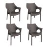 Conjunto com 4 Cadeiras para Jardim Relic - 1