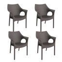 Ver imagem 1 de Conjunto com 4 Cadeiras para Jardim Relic
