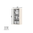 Ver imagem 3 de Armário Aéreo de Cozinha 40 Cm 1 Porta Connect Henn Off White