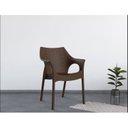 Ver imagem 5 de Conjunto com 4 Cadeiras para Jardim Relic Marrom/Chocolate
