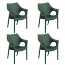 Ver imagem 1 de Conjunto com 4 Cadeiras para Jardim Relic Verde/Alecrim