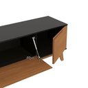 Ver imagem 6 de Rack Kappesberg 3 Portas Preto Fosco/chumbo 218cm