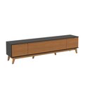 Ver imagem 2 de Rack Kappesberg 3 Portas Preto Fosco/chumbo 218cm