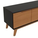 Ver imagem 5 de Rack Kappesberg 3 Portas Preto Fosco/chumbo 218cm