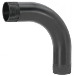 Kit 5 Curva Pvc Roscavel Antichama para Eletroduto 1x90