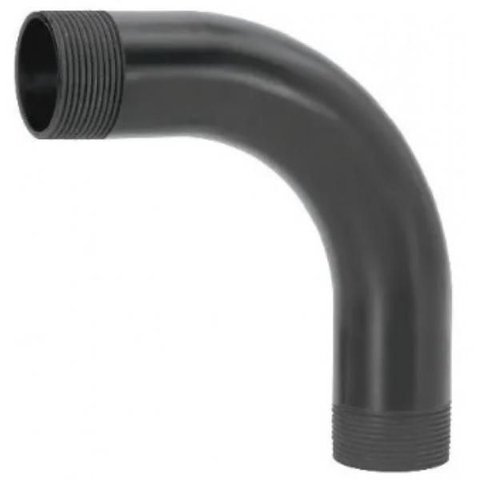 Kit 5 Curva Pvc Roscavel Antichama para Eletroduto 1x90