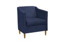 Ver imagem 1 de Poltrona Decorativa Tila Sala Recepção Escritório - Lobo Shopp:azul Marinho