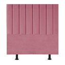 Ver imagem 1 de Cabeceira de Cama Solteiro Box 100 Cm Maisa Suede Rosa