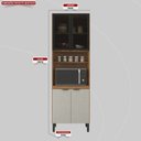 Ver imagem 2 de Paneleiro | 2 Portas Vidro Fumê Firenze