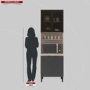 Ver imagem 4 de Paneleiro | 2 Portas Vidro Fumê Firenze