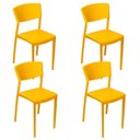 Ver imagem 1 de Conjunto com 4 Cadeiras para Jardim Oui Amarelo/Limão Siciliano