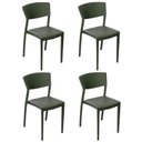 Ver imagem 1 de Conjunto com 4 Cadeiras para Jardim Oui Verde/Alecrim