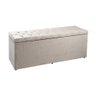 Recamier Baú 1,40m Madrid Suede Bege Dal Poz Estofados - 2