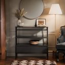 Ver imagem 2 de Aparador Industrial Hall de Entrada 1 Gaveta Thor Rede Móveis