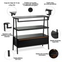 Ver imagem 5 de Aparador Industrial Hall de Entrada 1 Gaveta Thor Rede Móveis