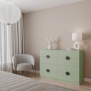 Ver imagem 1 de Cômoda Planejada com 8 Gavetas Joy CabeCasa MadeiraOriginals Verde