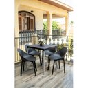 Ver imagem 3 de Conjunto com 2 Cadeiras para Jardim Pétala Preto