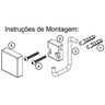 Kit 3 Ganchos Aço Inox Porta Toalha Multiuso C/ Kit Fixação Future - 4