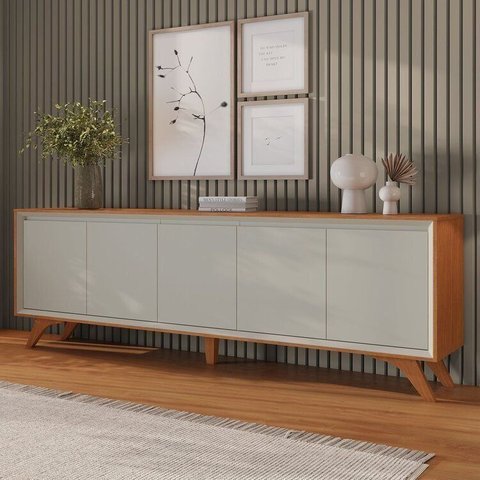 Buffet Premium 223,2 cm Off White/Naturalle Mavaular