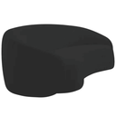 Ver imagem 3 de Sofá 3 Lugares Orgânico Luxo Recepção Sala de Estar e Tv Amore 200cm Bouclé Preto- Mabe Magazine