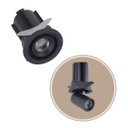 Ver imagem 2 de Spot Led Embutir Retrátil Aiva 12w 2700k C/ Facho Direcionável 360° Pt St2925