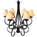 Ver imagem 1 de Pendente Lustre de Teto Preto com Cúpulas Luxuosas para Casa Moderna