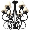 Ver imagem 3 de Pendente Lustre de Teto Preto com Cúpulas Luxuosas para Casa Moderna