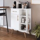 Ver imagem 1 de Balcão Multiuso com 1 Gaveta e 3 Prateleiras Ba300