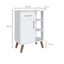 Ver imagem 4 de Balcão Multiuso com 1 Gaveta e 3 Prateleiras Ba300