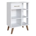 Ver imagem 2 de Balcão Multiuso com 1 Gaveta e 3 Prateleiras BA300 Branco