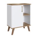 Ver imagem 3 de Gabinete para Banheiro 60cm com 1 Porta e 2 Prateleiras Ba305 sem Cuba