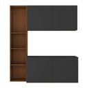 Ver imagem 6 de Armário de Cozinha Compacta com Balcão Linea Fit 4 Portas Multimóveis Mp2218 Carvalho Avelã/